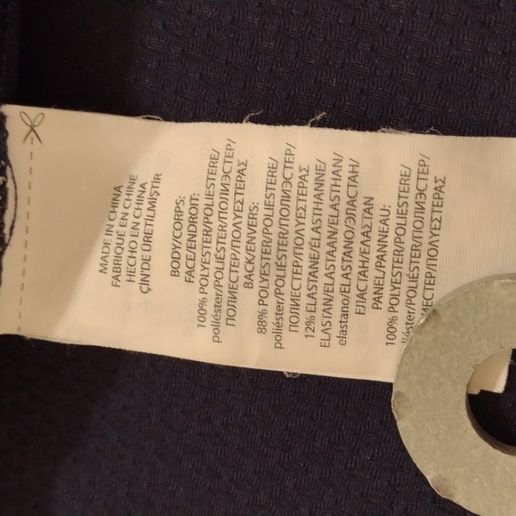 Ralph Lauren X Navy Full Zip Athletic Vest Size M Halloween Patch - Picture 7 of 13